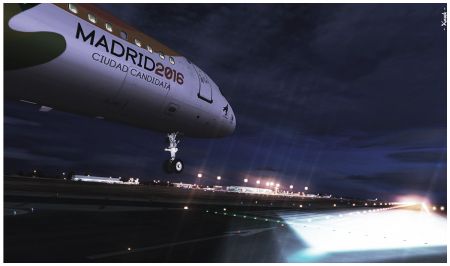 A321 Iberia Landing